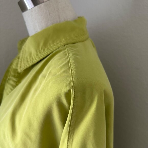 FP We The Free Love Until Tomorrow Poet Oversized Hi-lo Button Up Shirt Green X - Picture 9 of 13